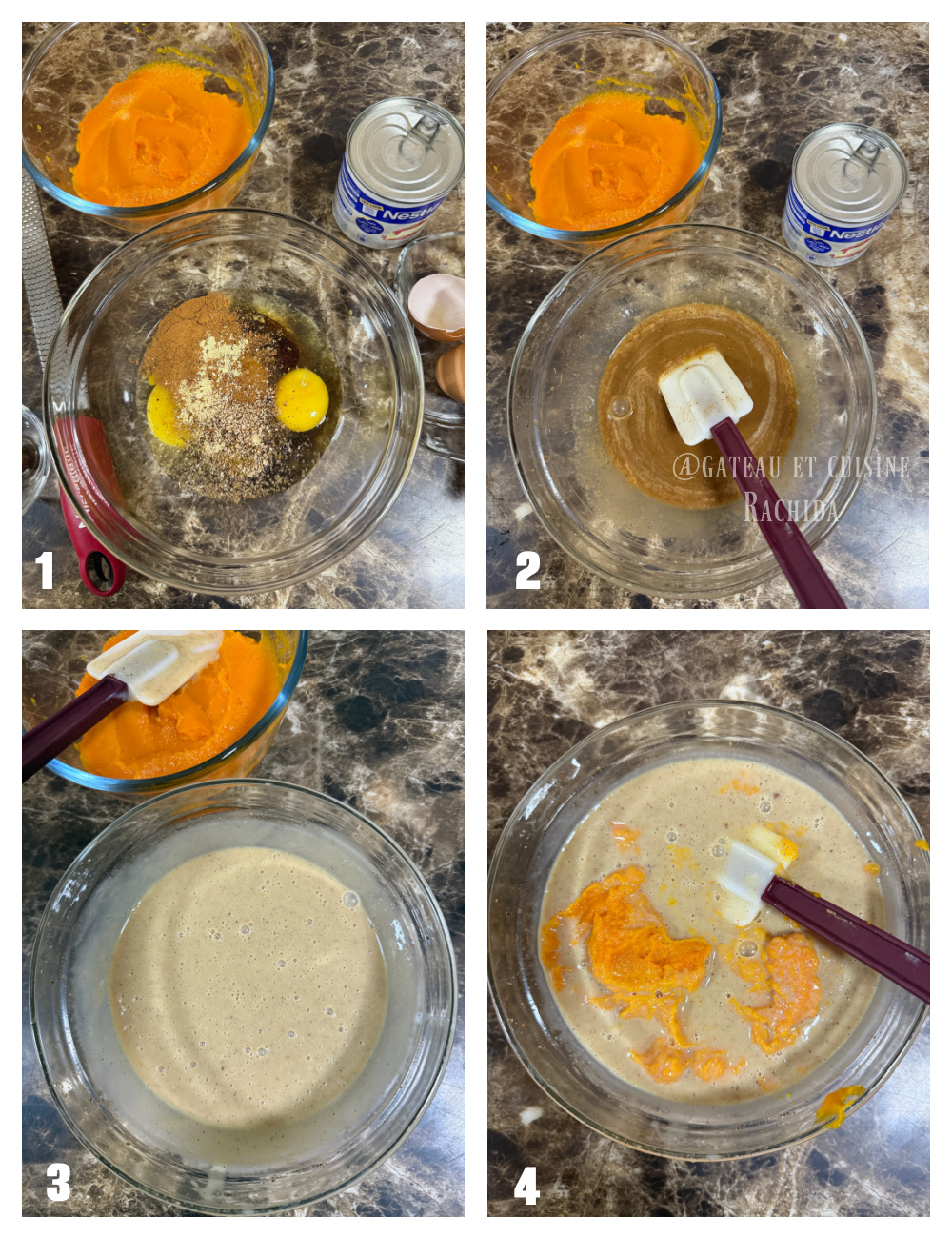 préparation pumpkin pie facile