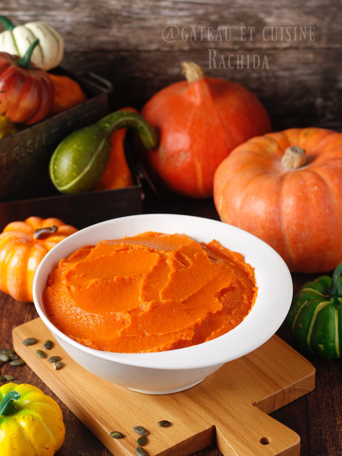 purée de citrouille pour recettes américaines