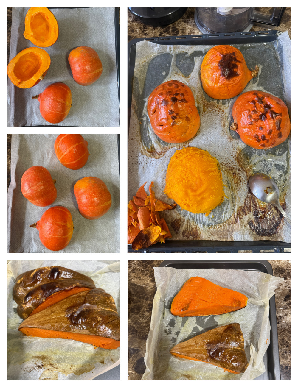 cuisson pumpkin au four (cuisson potimarron)