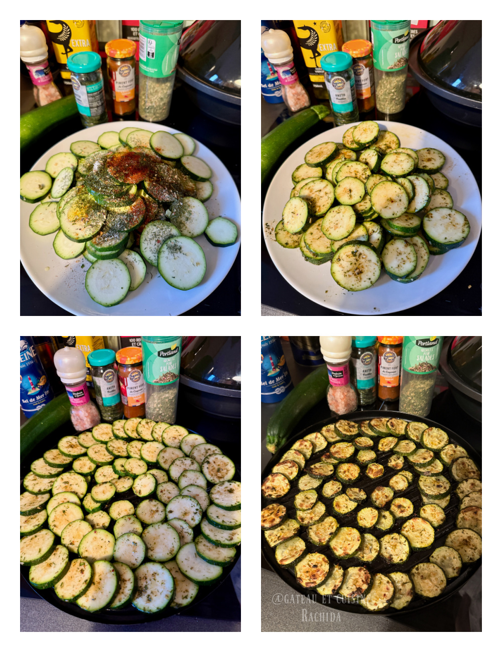 Comment rôtir les courgettes au four