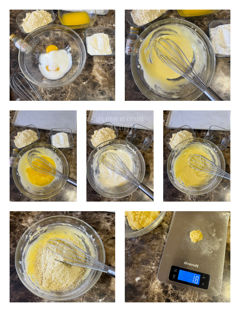 recipe for soft helenette cookies with almonds and egg yolks