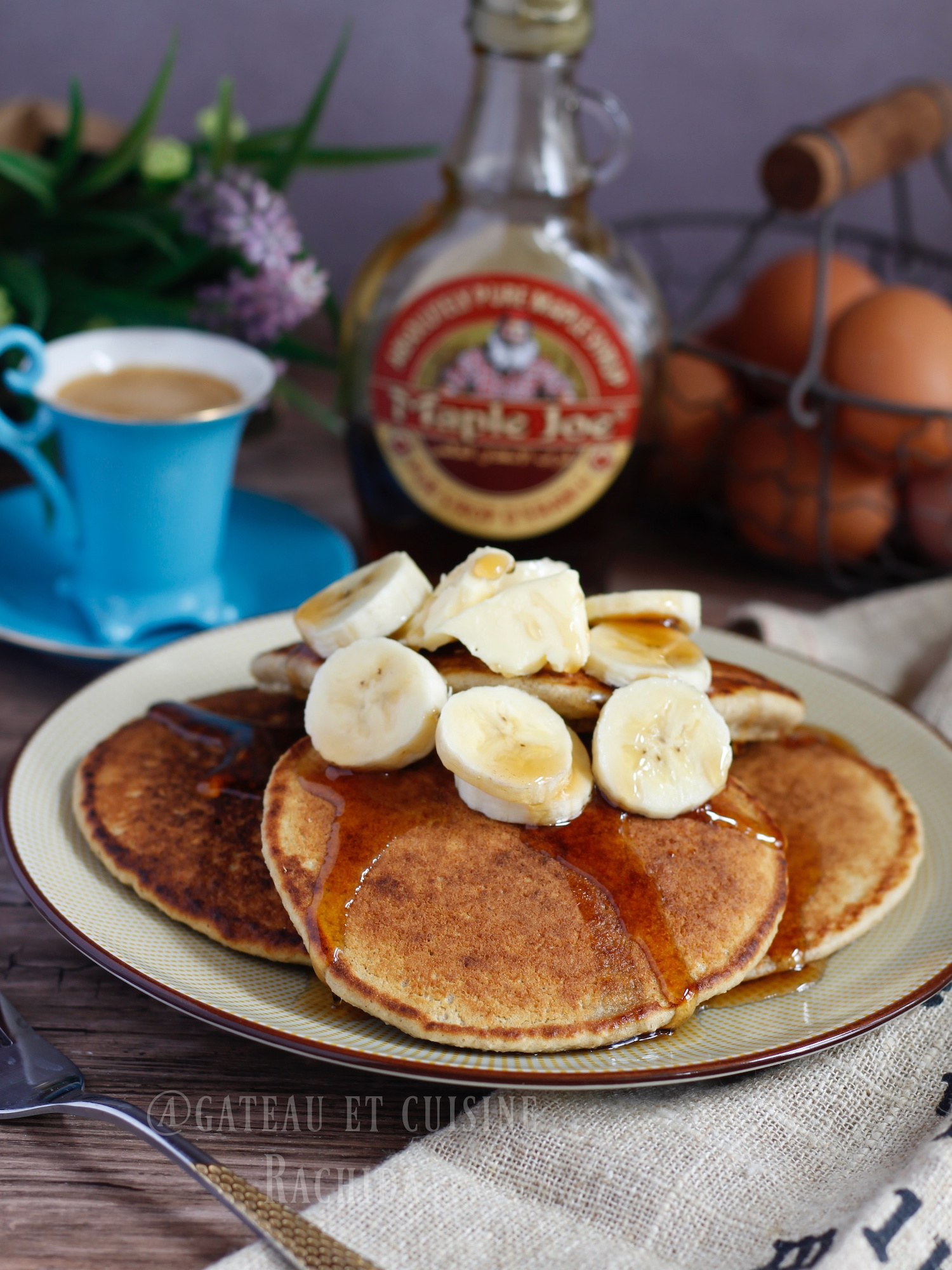 pancake moelleux farine d'avoine pour la musculation 