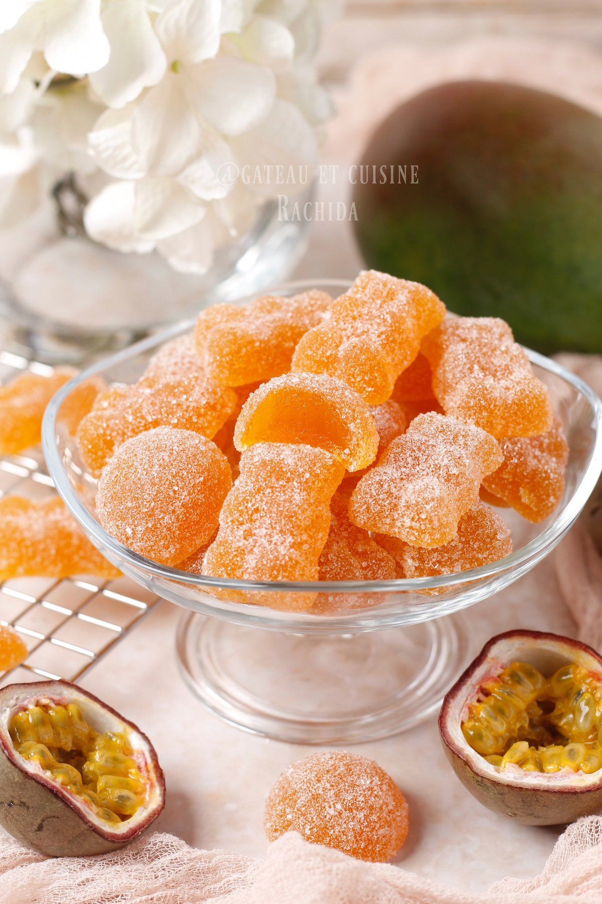 recette facile pâte de fruits passion et mangue