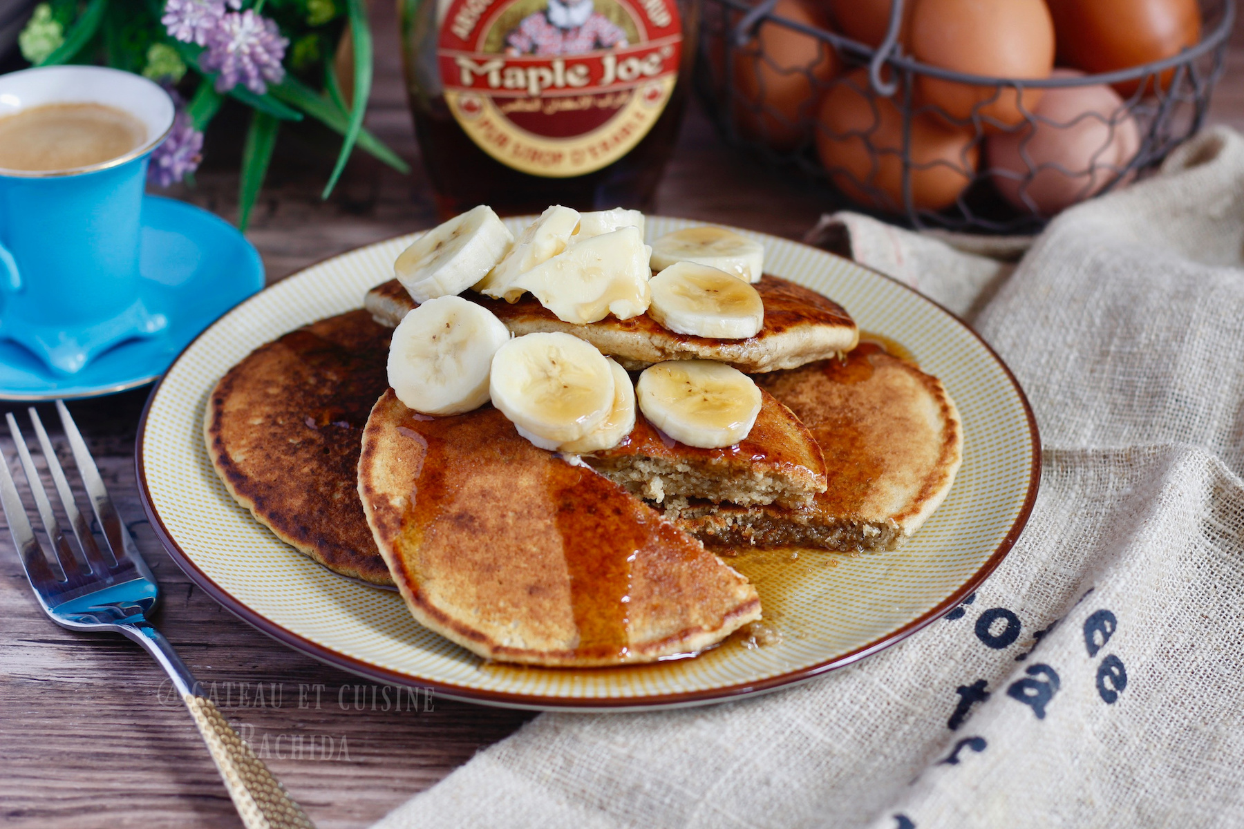 pancake avec farine d'avoine facile
