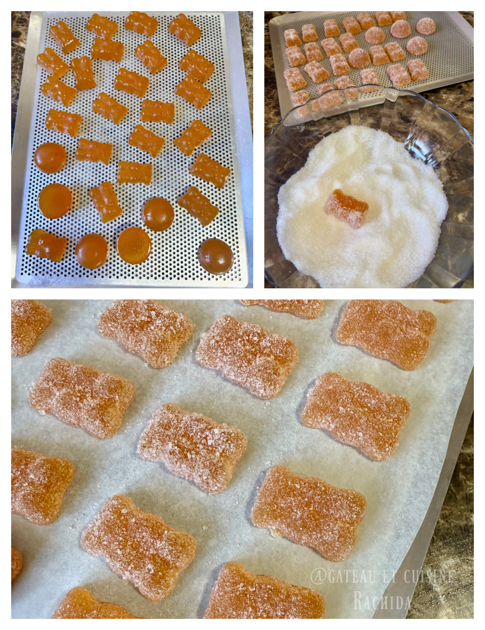 enrobage pâte de fruits passion