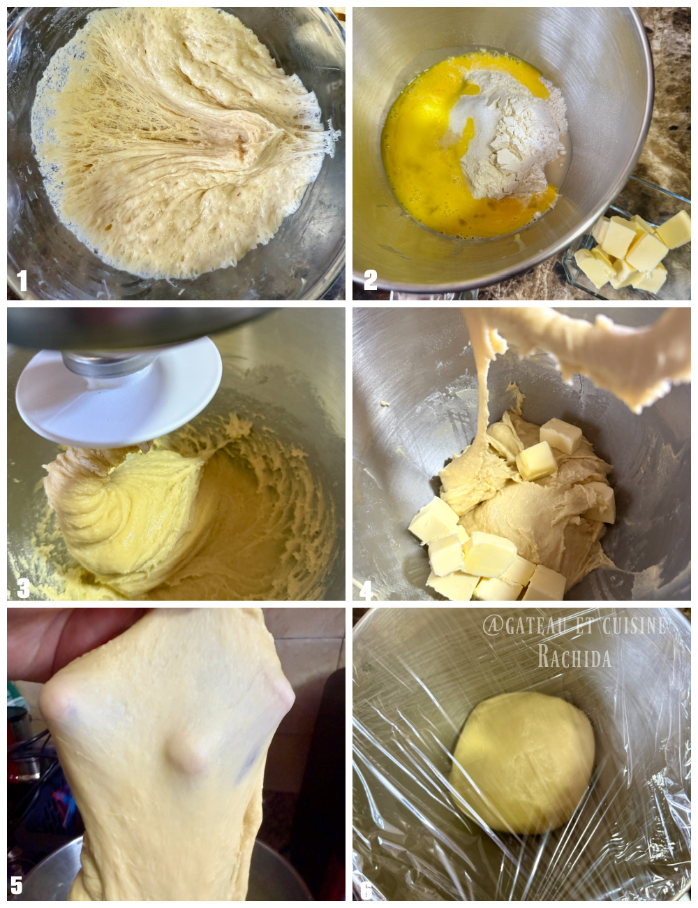 1 er pétrissage pandoro