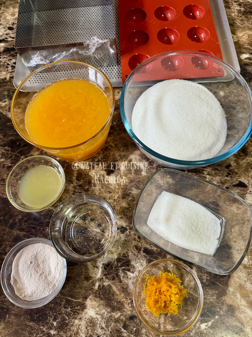 ingredients orange pâte de fruit