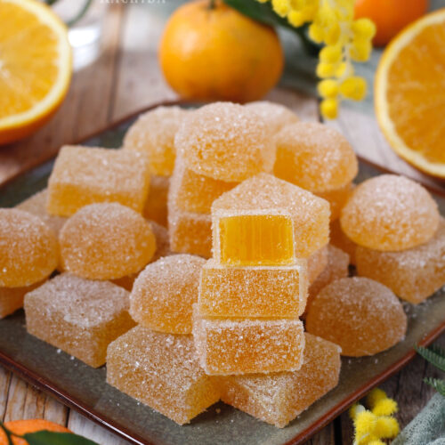 recette pâte de fruits à l'orange