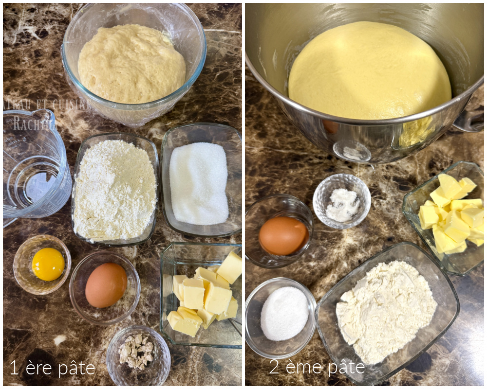 ingrédients pandoro