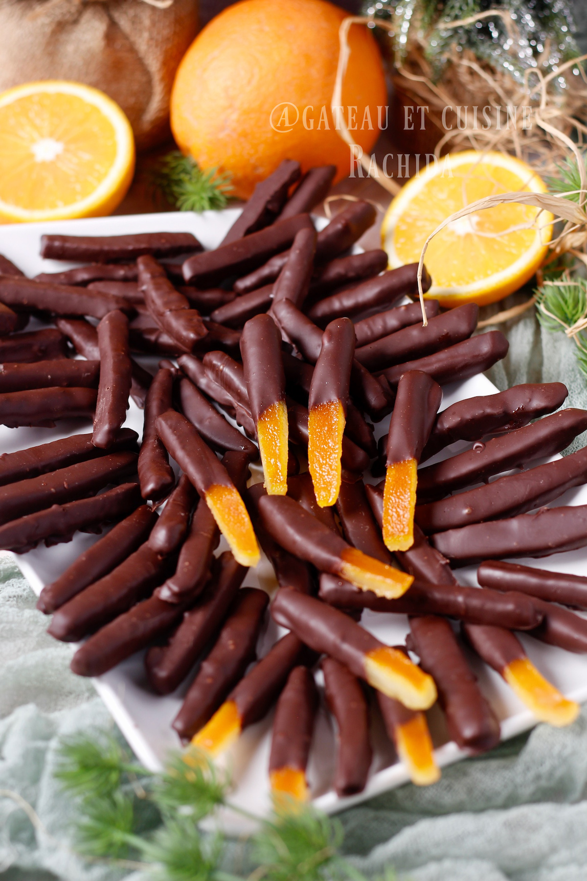 recette orangettes au chocolat noir