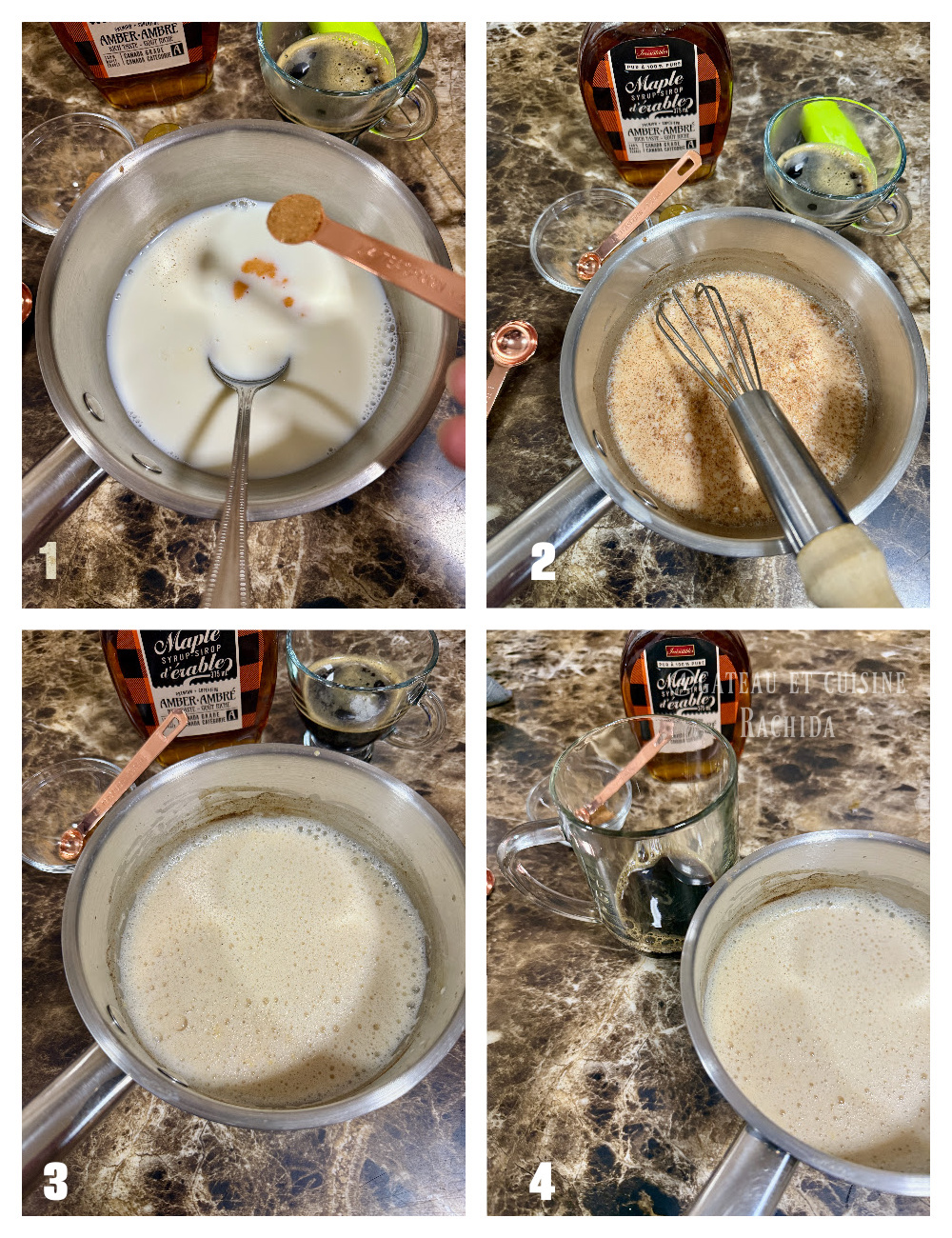 préparer le pumpkin spice latte PSL maison