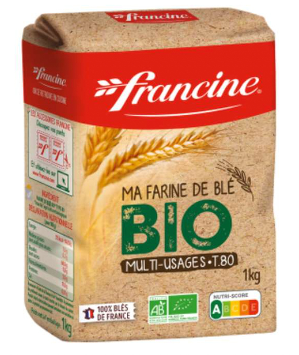 Farine de blé T80 semi-complète