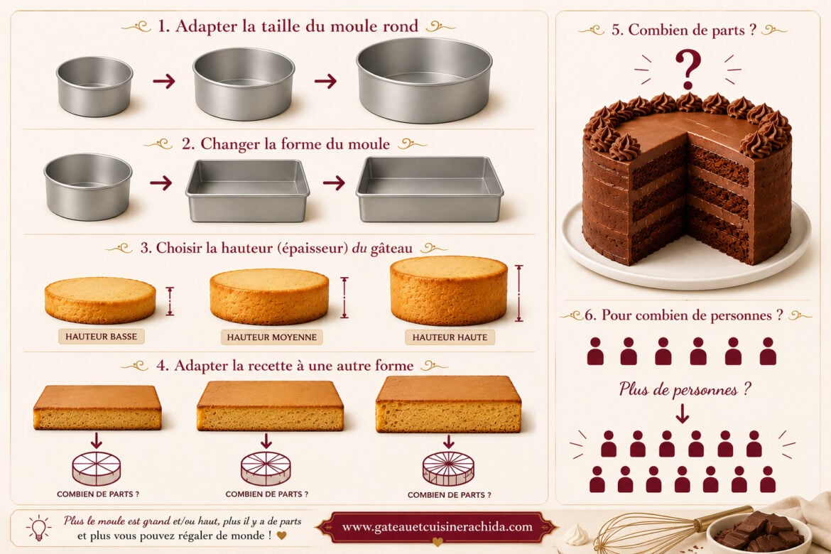 combien de parts dans un gâteau